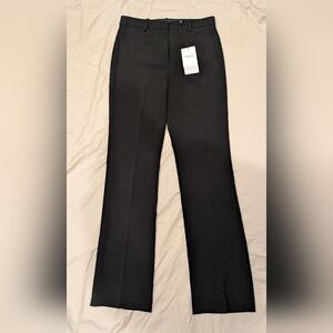 NWT Theory Full Length Mid-Rise Classic Trousers - Black Admiral Crepe - Size 4